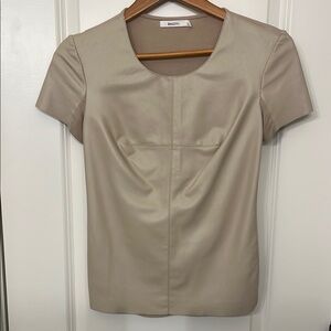 Bailey 44 Hardy Faux Leather Front Tee